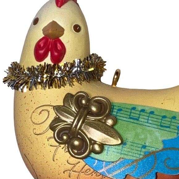 Three French Hens #3 in The Series 2013 Hallmark Ornament - Picture 4 of 11
